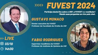 LIVE da FUVEST  Tire suas dúvidas sobre o vestibular [upl. by Bonnie8]