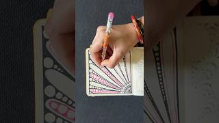 Colorful mandala art  Step by step mandala for beginners  Doodle mandala art shorts [upl. by Ahsirtap]