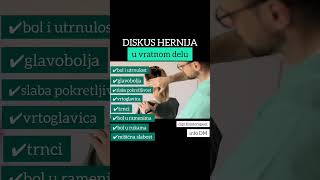 DISKUS HERNIJA back backpain excercise therapist programs neckpain [upl. by Anialed]