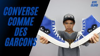 Converse Comme des Garcons Blue Review en Español [upl. by Dulcle]