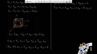 Üç boyutlu gerilim için asal gerilimlerin bulunması [upl. by Eiramait]