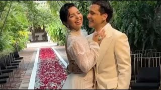 Ángela Aguilar y Nodal Revelan foto inédita de su boda y detalles de la fiesta de cumpleaños de la c [upl. by Nylatsyrk]