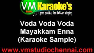 Voda Voda Voda Karaoke Tamil [upl. by Wind]