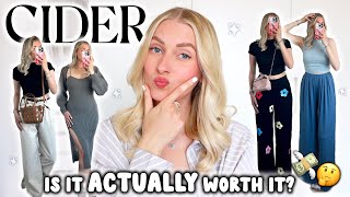 Buying clothes from CIDER ads so you don’t have to 😬 TRY ON haul amp my honest opinion [upl. by Anibas299]