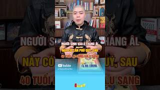 Người sinh vào 3 tháng âm lịch này có căn phú quý sau 40 tuổi lại càng giàu sang sonphongthuy tuvi [upl. by Bronson8]