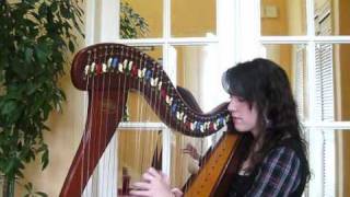 Comptine dun autre été  Yann Tiersen Amélie Poulain  harp  harpe [upl. by Bashee899]