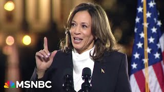 Kamala Harris delivers ‘closing argument’ at Ellipse in Washington DC  Full Speech  MSNBC [upl. by Ranitta]