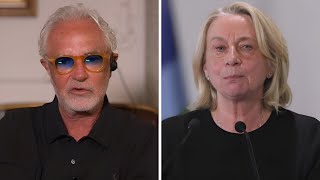 FLAVIO BRIATORE SHOW ZITTISCE IL MAGISTRATO ROSSO CONTRO IL GOVERNO SILVIA ALBANO [upl. by Kyd362]