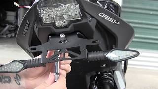 CFMoto 650NK Tail Tidy  Fender Eliminator kit Install [upl. by Jana870]