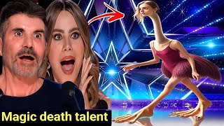 Sacred Riana Magician Fan Made SCARES The Judges with INVISIBLE Magic Britains Got Talent 2024 [upl. by Sweatt947]