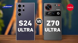 Samsung Galaxy S24 Ultra 5G Vs Nubia Z70 Ultra 5G [upl. by Siddon817]