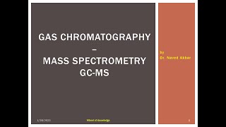 Gas Chromatography Mass Spectrometry GCMS [upl. by Cleti]