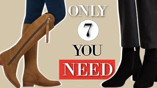 The ONLY Shoes amp Boots you NEED in your WINTER Closet  Classic Shoe Styles for Women [upl. by Mckinney938]