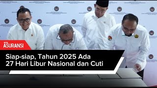 SKB 3 Menteri Umumkan Penetapan Hari Libur Nsional dan Cuti Bersama Tahun 2025 [upl. by Olegnaleahcim]