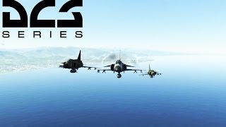 DCS  AJS37 Viggen MULTIPLAYER ship take down mission [upl. by Adrea]