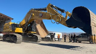 Bringing Home Our Brand New Caterpillar 395 Excavator  Sotiriadis Mining Works  4k [upl. by Tiphani]