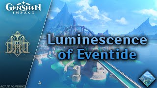 Luminescence of Eventide — Court of Fontaine Night  Genshin Impact OST Fountain of Belleau [upl. by Haodnanehs541]