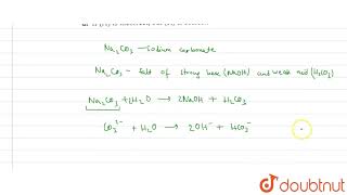 Assertion A Aqueous solution of Na2CO3 is alkaline in nature [upl. by Aney]