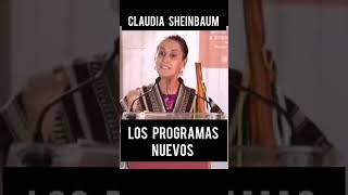 CLAUDIA SHEINBAUN NUEVOS PROGRAMAS [upl. by Wise128]