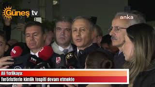 Ali Yerlikaya Teröristlerin kimlik tespiti devam etmekte [upl. by Dnalsor]