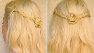 Easy half updo for long hair Прически на каждый день своими руками [upl. by Pamelina363]