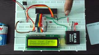 How to interface RFID with 8051 microcontroller AT89C51Engineers Solution [upl. by Esidnak]