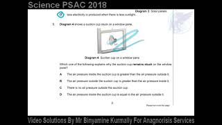 Question 1 MCQ 5 PSAC 2018 [upl. by Lehpar]