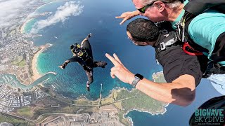 Skydiving Shellharbour  Thrills Views and Happiness [upl. by Tteve]