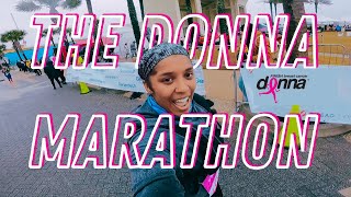 My First Half Marathon  Vlog  The Donna Marathon [upl. by Drawets]