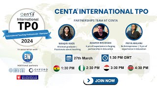 CENTA International Teaching Professionals Olympiad [upl. by Genie]