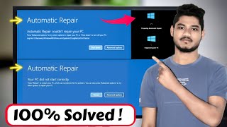 Lenovo Laptop Automatic Repair Loop in Windows 71011 Startup Repair Couldn’t Repair Your PC 2022 [upl. by Delos]