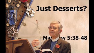 Just Desserts  Remembrance Service with Revd David Miller [upl. by Faustine]