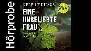 Nele Neuhaus Eine unbeliebte Frau Hörprobe Bodenstein Kirchhoff Krimi [upl. by Krantz]