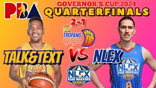 NLEX vs TNT  GAME 4 QUARTER FINALS PBA GOVERNORS CUP LIVE SCORE [upl. by Haibot]