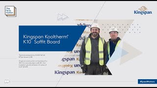 Installation ease and speed of Kooltherm K10 Soffit Board against rock mineral fibre [upl. by Belanger]