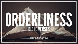 Bible Verse On Orderliness  Scriptures About Order Audio Bible [upl. by Aiykan788]