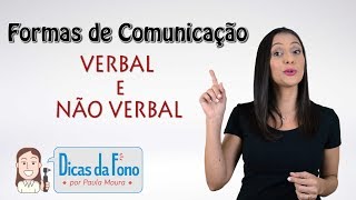 Linguagem verbal e não verbal  Entenda a diferença [upl. by Wyatan]