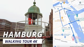 Spaziergang Walking Tour 4K Hamburg Überseequartier bis Maritimes Museum 2024 [upl. by Alyat]