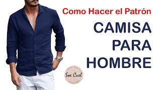 Como Hacer una Camisa para Hombre  Cuerpo Base y Manga [upl. by Aonehc928]