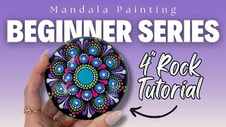 Beginner Series  Dot Art Mandala Tutorial For Beginners [upl. by Mharg286]