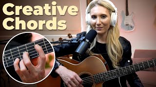 How to Play Creative Guitar Chords and New Voicings with Caitlin Caggiano [upl. by Hallett]