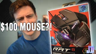 Is A MOUSE Worth 100 MAD CATZ RAT 8 Mouse Unboxing And Review  PC GEAR [upl. by Paza]