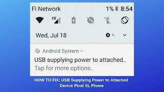 How to Fix USB Supplying Power to Attached Device Error [upl. by Mosora427]