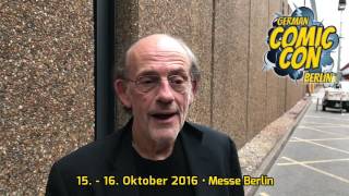 Videomessage Christopher Lloyd  GCC Berlin 2016 [upl. by Tomasine]