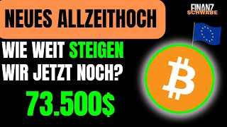 ALLZEITHOCH in Euro geknackt  Wie hoch kann es jetzt noch beim Bitcoin gehen [upl. by Idyh871]