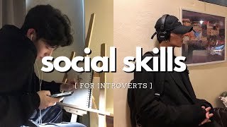 improve social skills as an introvert [upl. by Clintock]