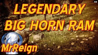 Red Dead Redemption 2  Hunting The Legendary Big Horn Ram  Crafting the Ram Horn Trinket [upl. by Heintz]