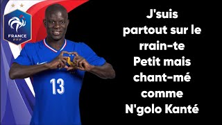 Yanns  BLEU BLANC ROUGE Allez Les Bleus OFFICIAL LYRICS UEFA EURO 2024 [upl. by Judah497]