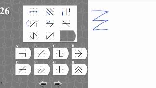 IQ TEST matrix 26 SOLVED AND EXPLAINED [upl. by Ardnasela143]