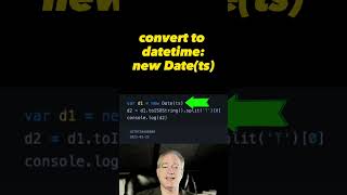 Format a JavaScript datetime to YYYYmmdd ISO 8601 format javascript shorts [upl. by Noreik223]